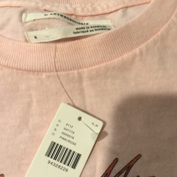 Cocktail Hour Graphic Tee 100% Cotton  Adorable  Fun by Anthro - Picture 5 of 10